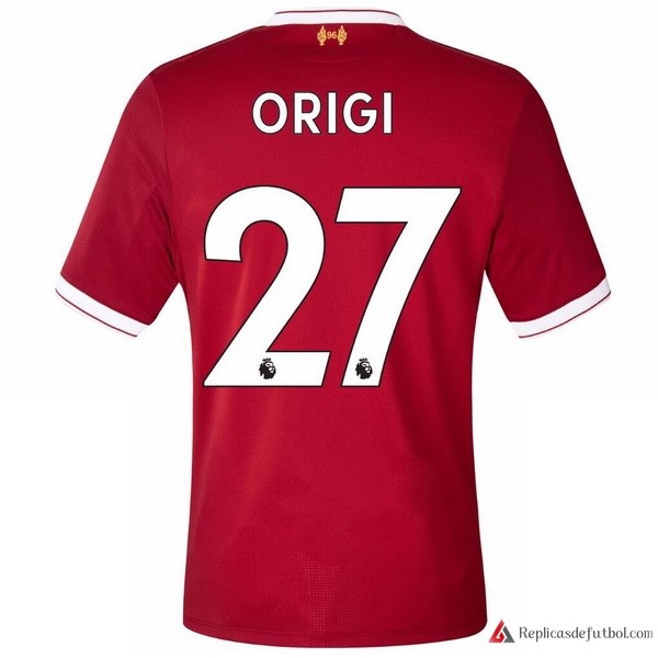 Camiseta Liverpool Primera equipación Origi 2017-2018